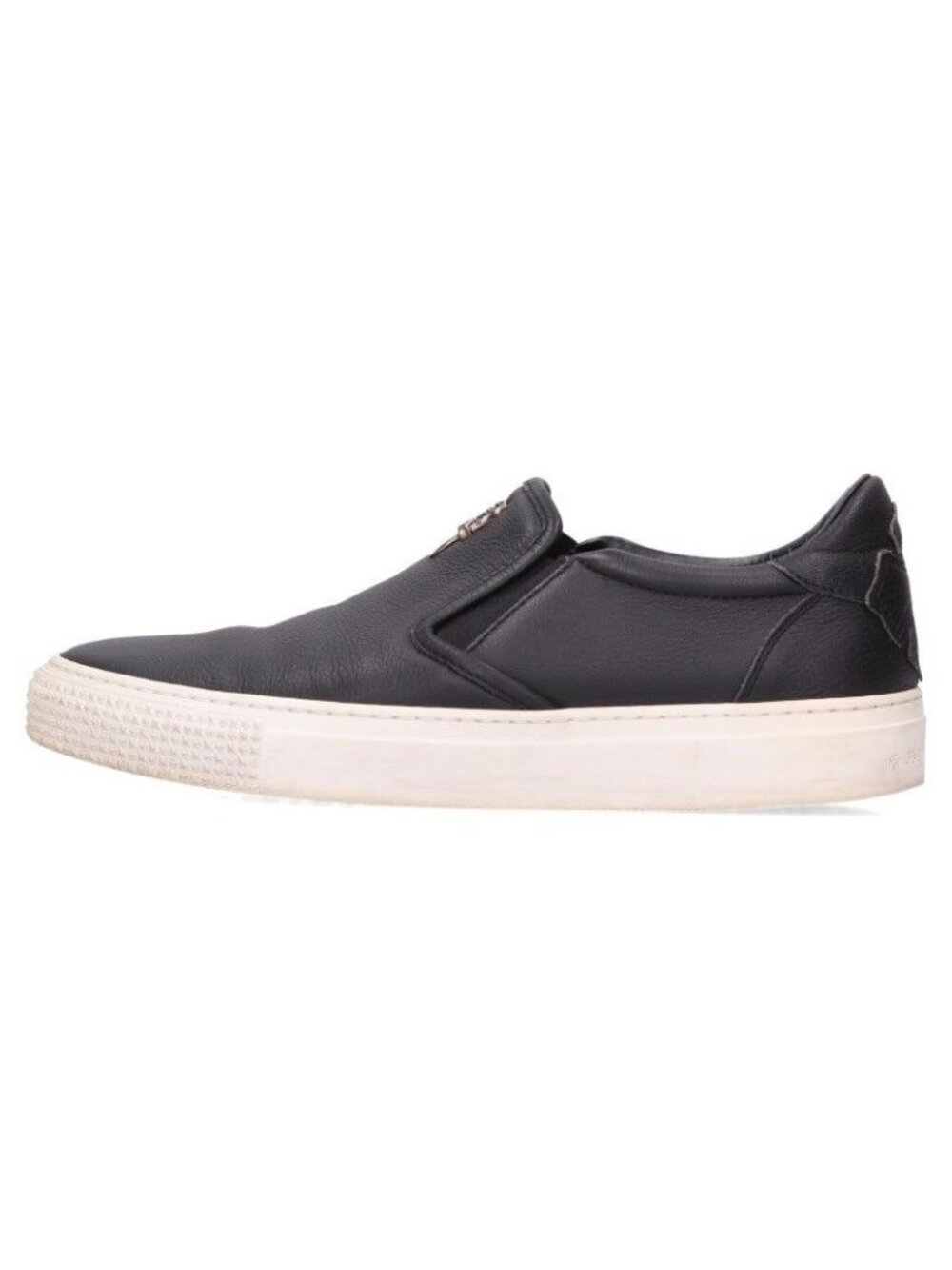 Chrome Hearts Slip on Slip-on Dagger Decorationleather Sneakers